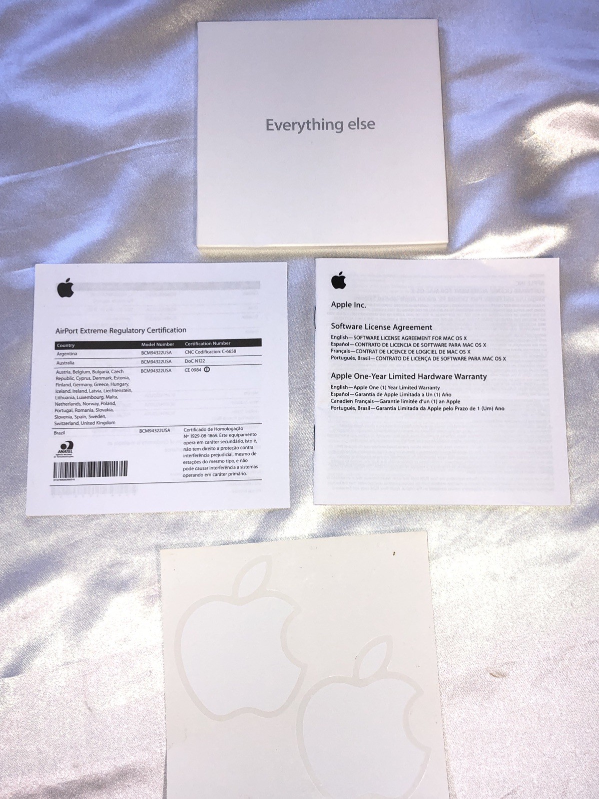 Apple iMac Macbook Mac OS X 10.5.5 Install DVD & Application Install DVD 2008