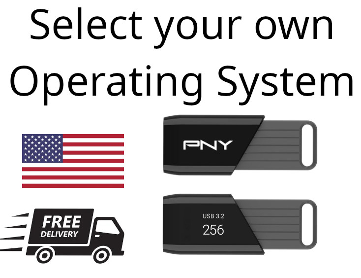 Anonymous Bootable (32 GB USB 3.0 3.1 3.2) Drive Live Latest – CHOOSE OS – USA