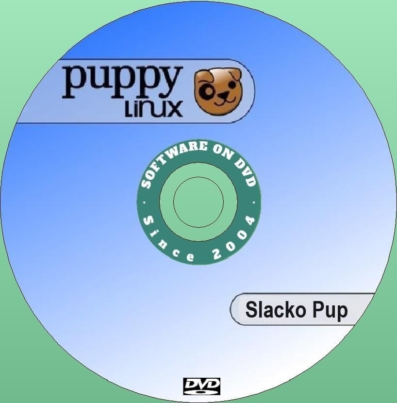 Latest New Release Puppy Linux Slacko Pup OS Operating System for PC on DVD