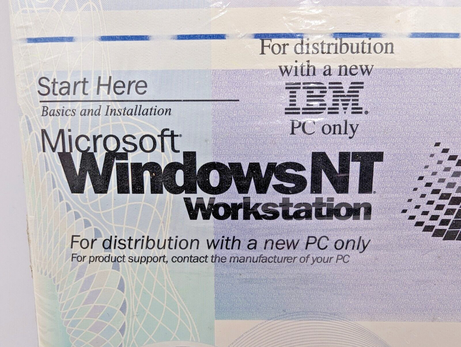 Microsoft Windows NT Workstation CD, Booklet & COA New Sealed Compaq OEM