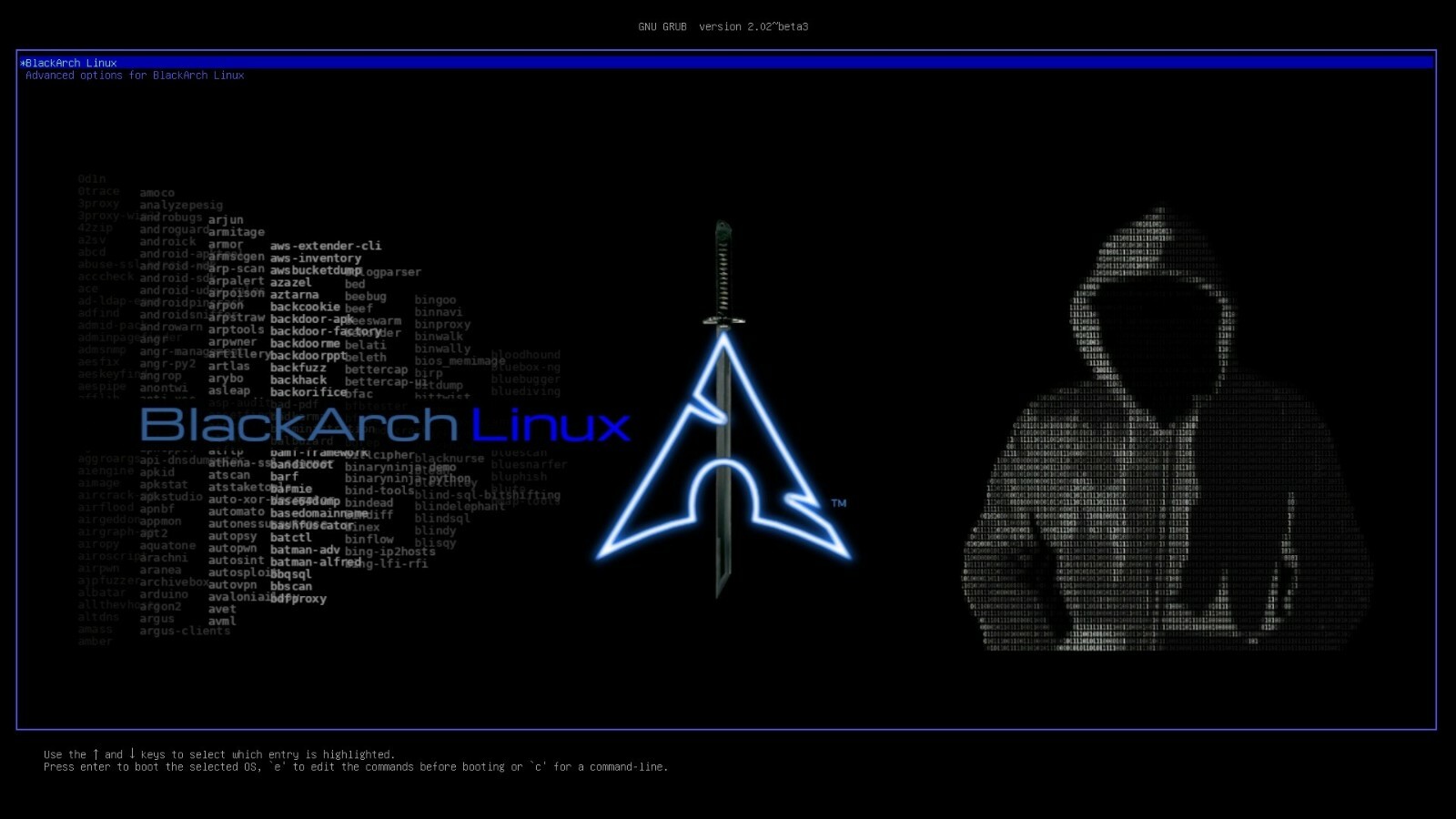 BLACKARCH LIVE USB- PRO HACKING OPERATING SYSTEM – 2500+ TOOLS HACK ANY PC FIX!.