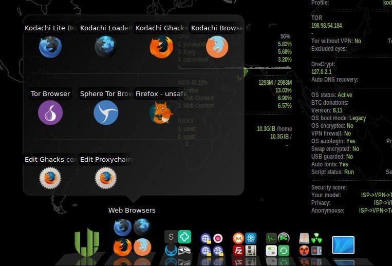 3-in-1 Boot USB Drive Discreete Linux, Kodachi,Tails HIDE YOUR INTERNET „USAGE”!