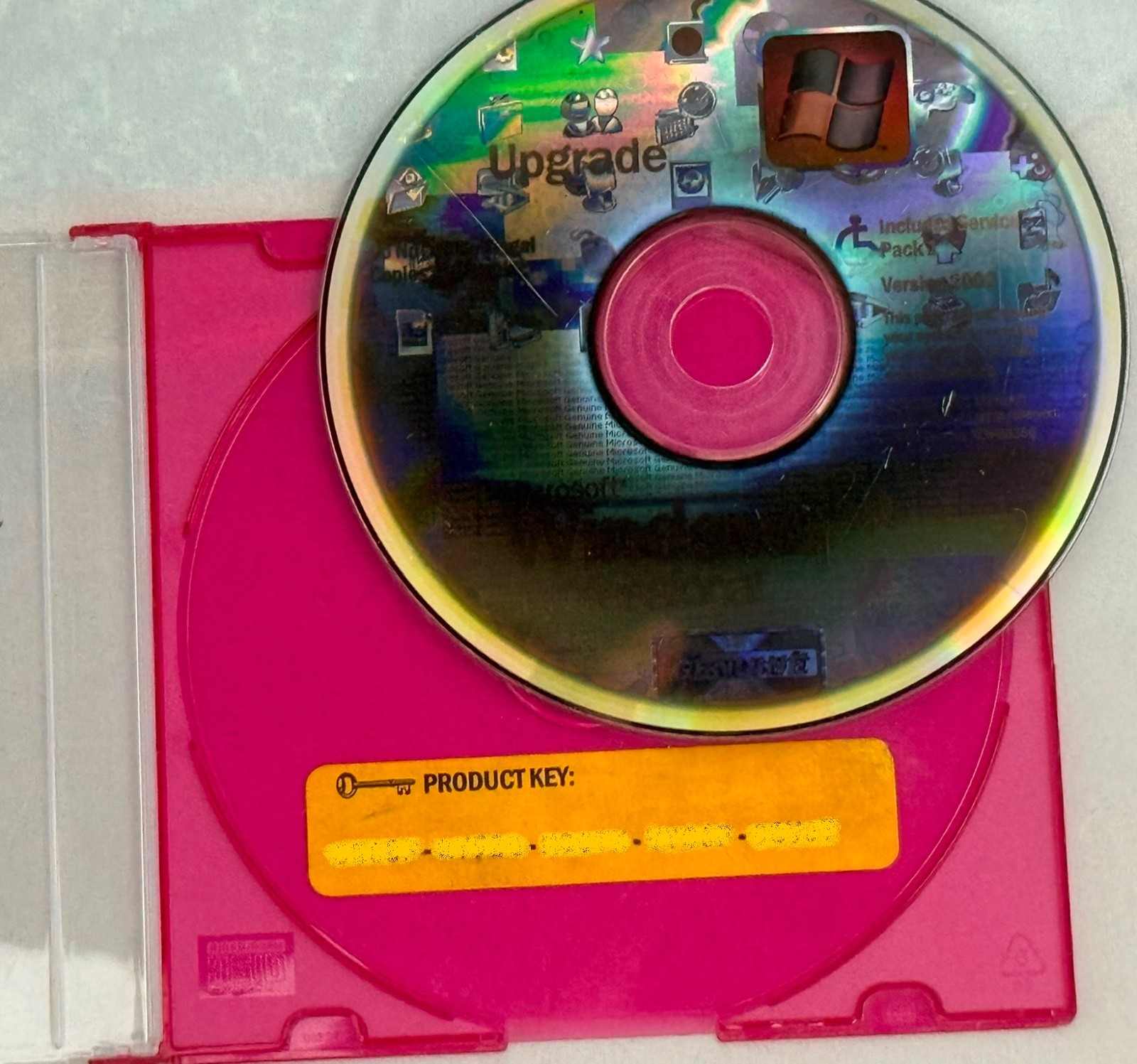 o’o’o . WINDOWS XP Professional . Includes Service Pack 2 . Version 2002