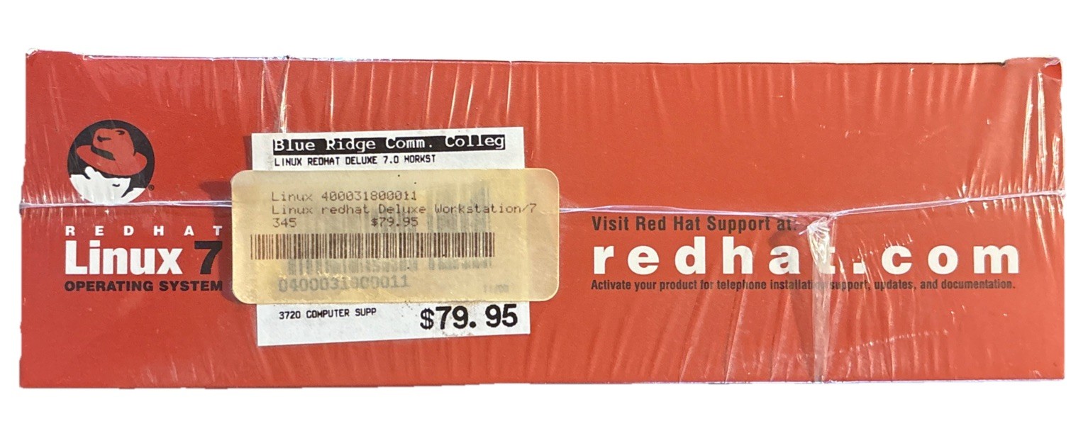 Red Hat Linux 7 Operating System Deluxe Workstation Sealed Box Software