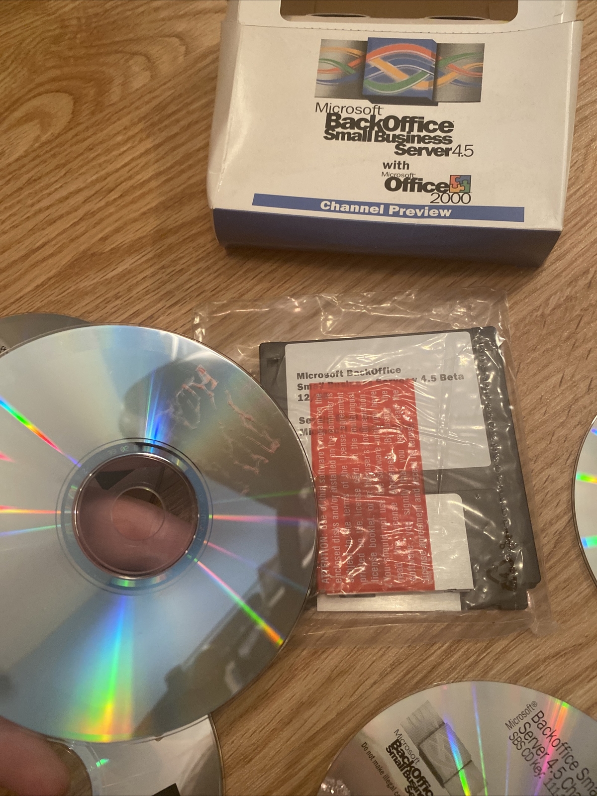Microsoft back office small business server 4.5 channel preview Super Rare New