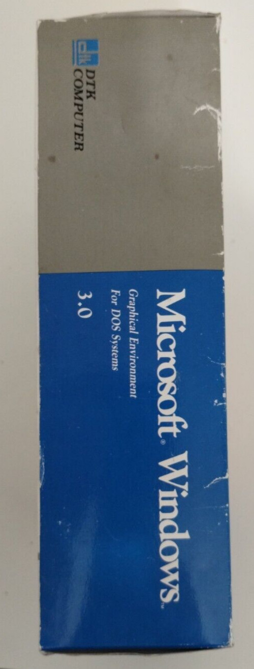Vintage New Microsoft Windows 3.0 „5.25 Disc version”