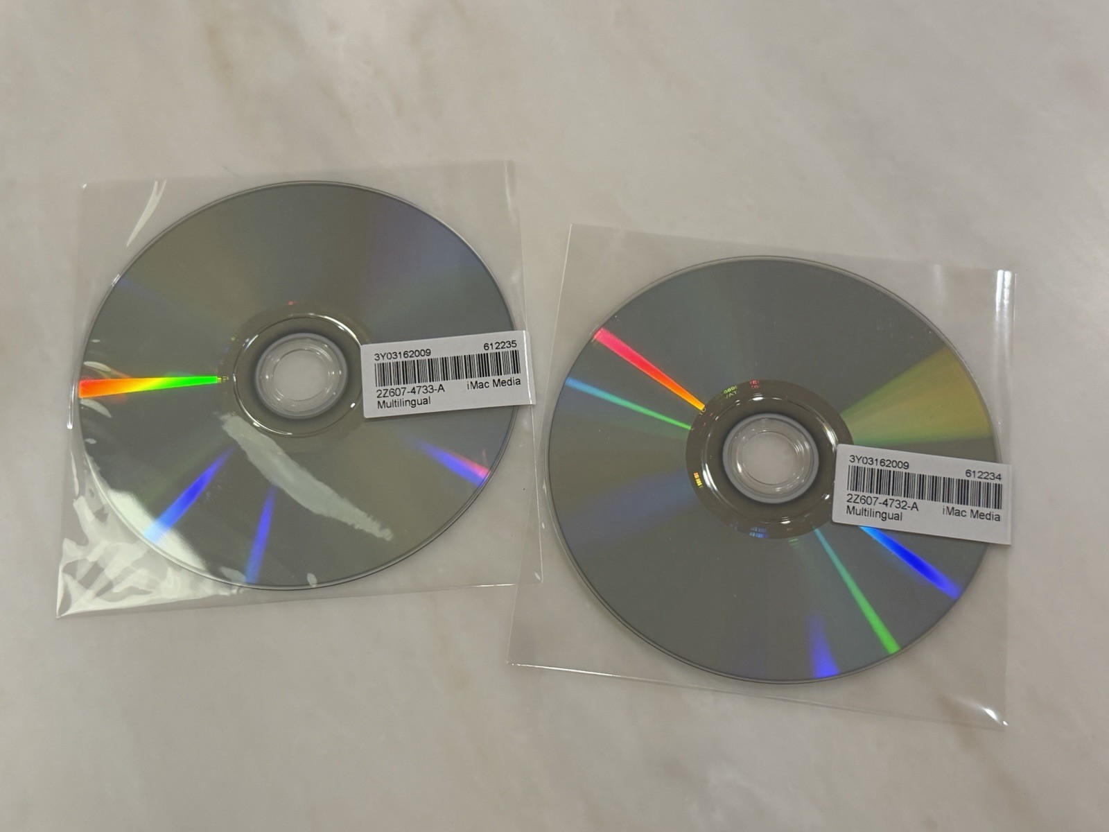 Apple Mac Mini OS X 10.5.6 Apps & Install DVDs 2009, 2Z691-6345-A, 2Z691-6344-A