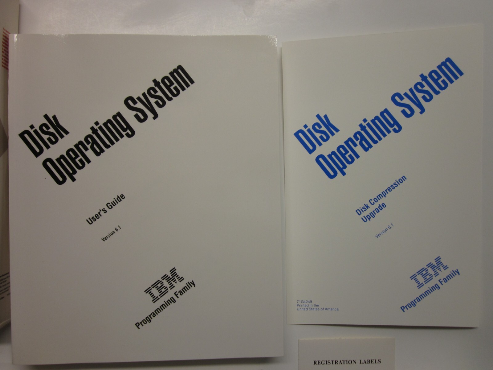 PC DOS OEM Version 6.1 3.5″ Floppy Disks