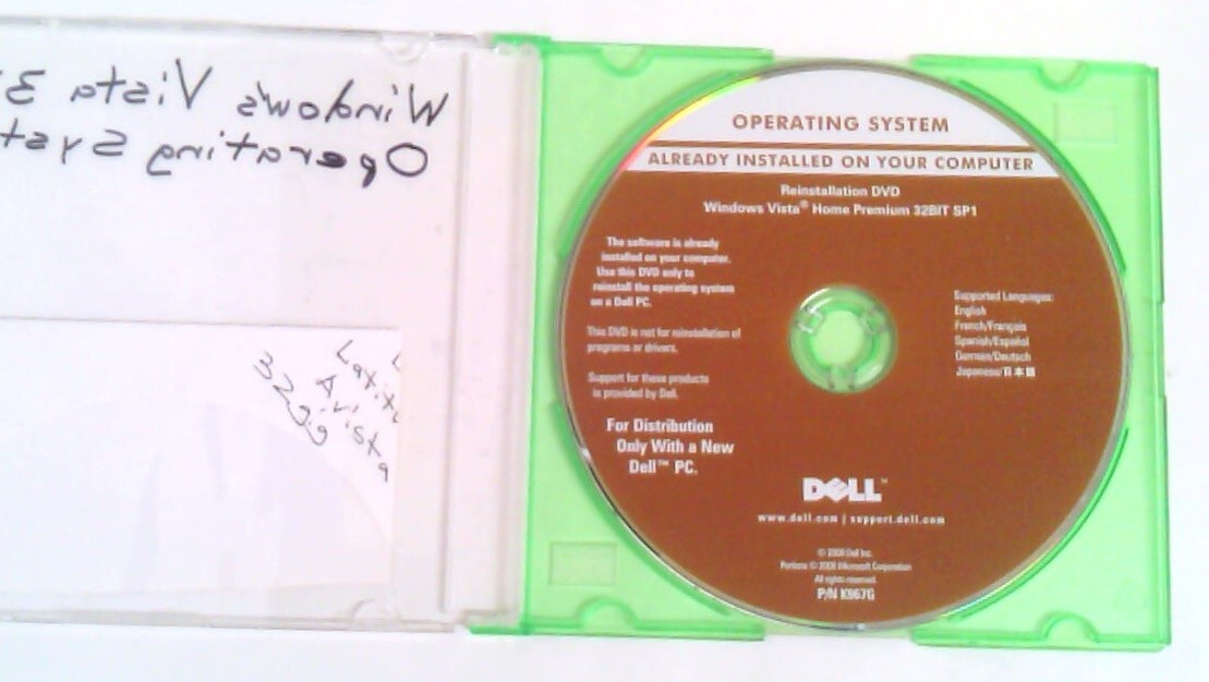LOT OF 5~DELL~ALREADY INSTALLED ON YOUR COMPUTER~APPLICATION~DRIVERS~REINSTALL