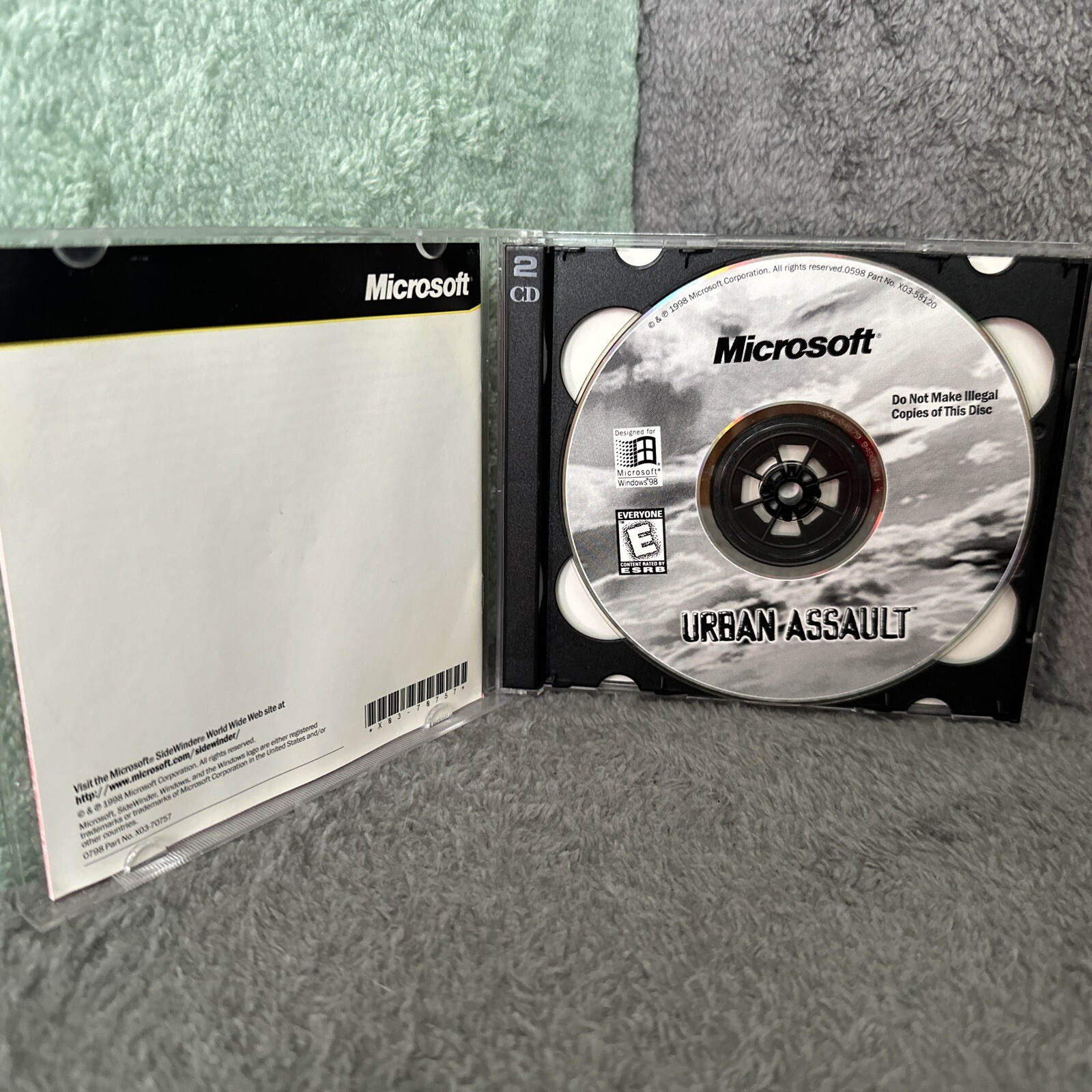 Side Winder Force Feedback Getting Started Microsoft Cd Two Games Included