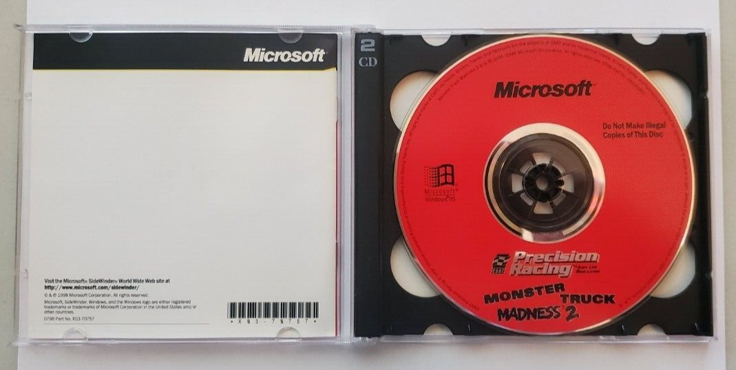Side Winder Force Feedback Getting Started Microsoft Windows 98, 2 Games