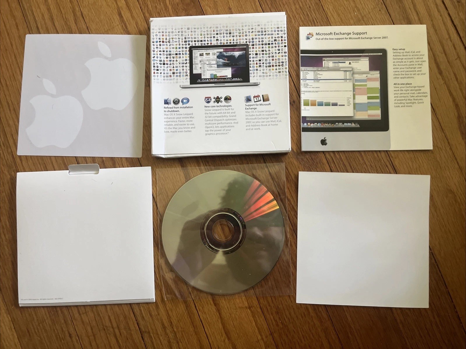 Apple Mac OS X Snow Leopard 10.6.3 Family Pack Install DVD Complete Box Set