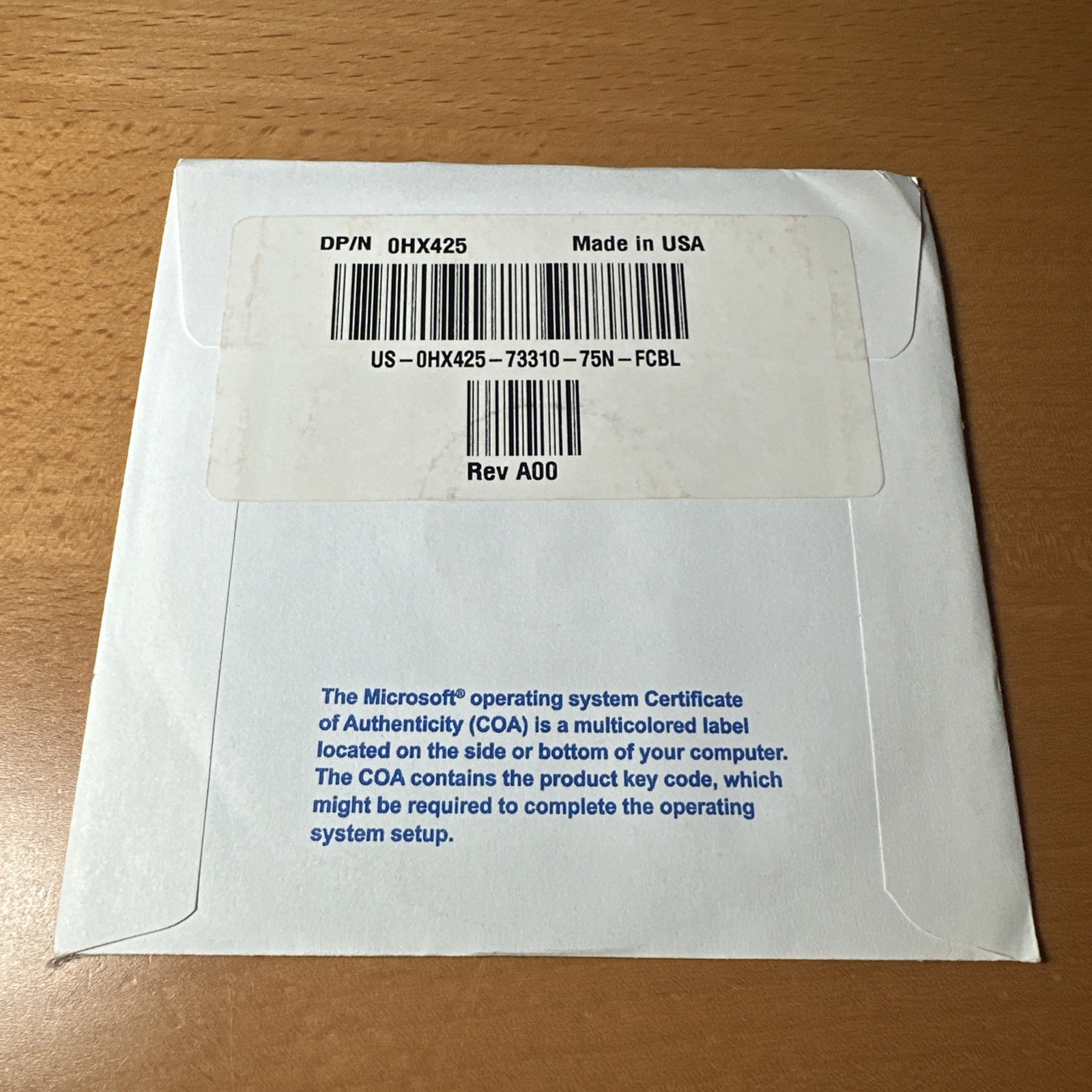 Windows Vista Home Premium 32 bit Operating System Disc Dell PC NEW Sealed 2007