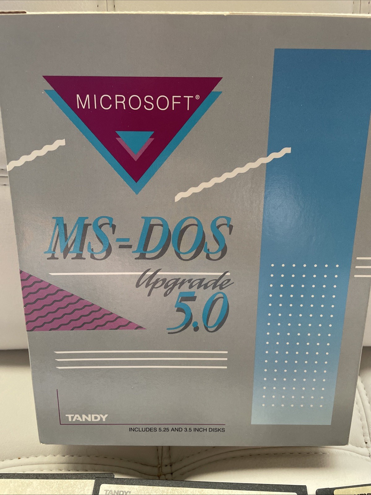 TANDY MS-DOS 5.0 Upgrade System on 5.25″ & 3.25 Floppy Disks Rare Vintage CPU