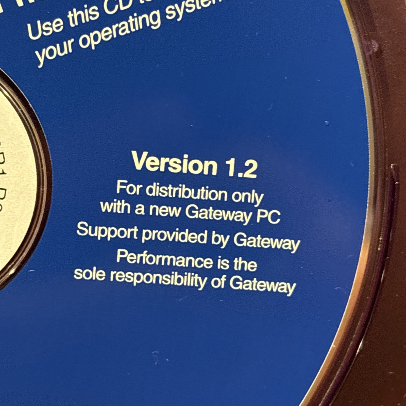 Vintage CD – Microsoft Windows XP Home Edition for Gateway