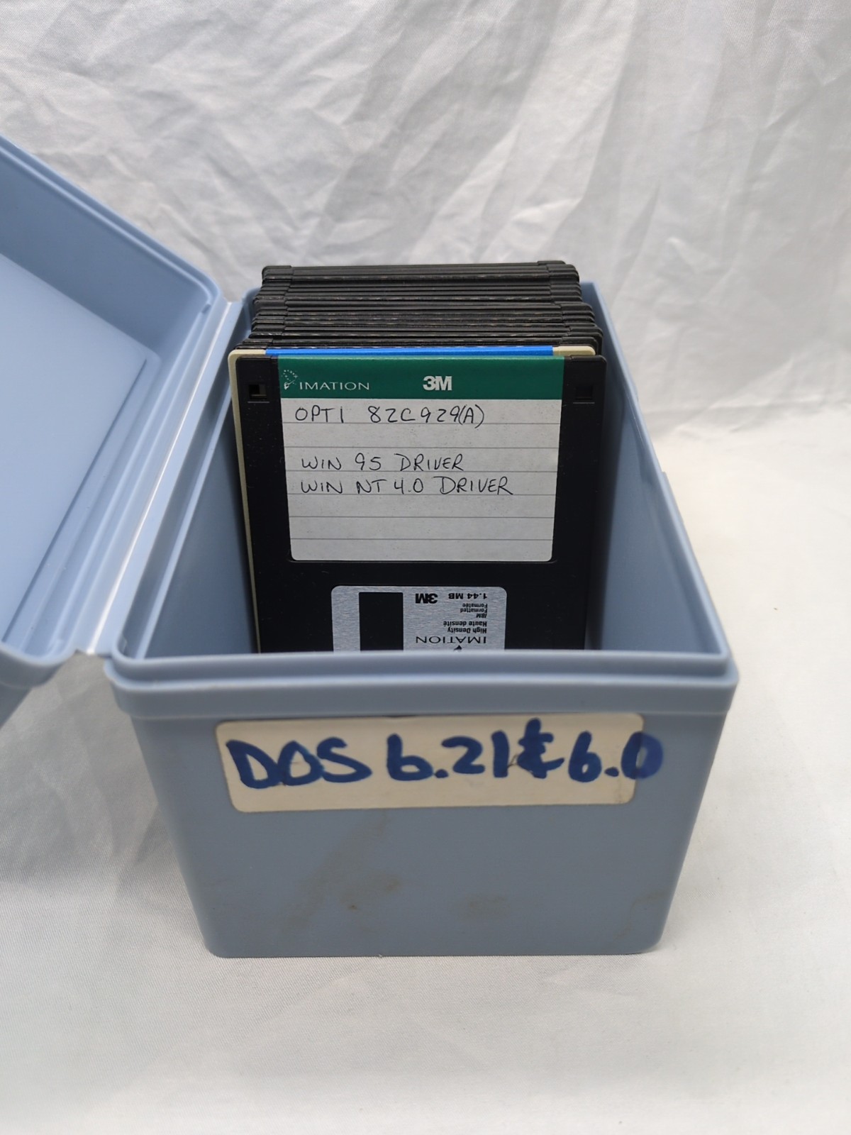 Lot Of (20) Vintage Dos 6.21 & 6.0 3.5″ Floppy Disks