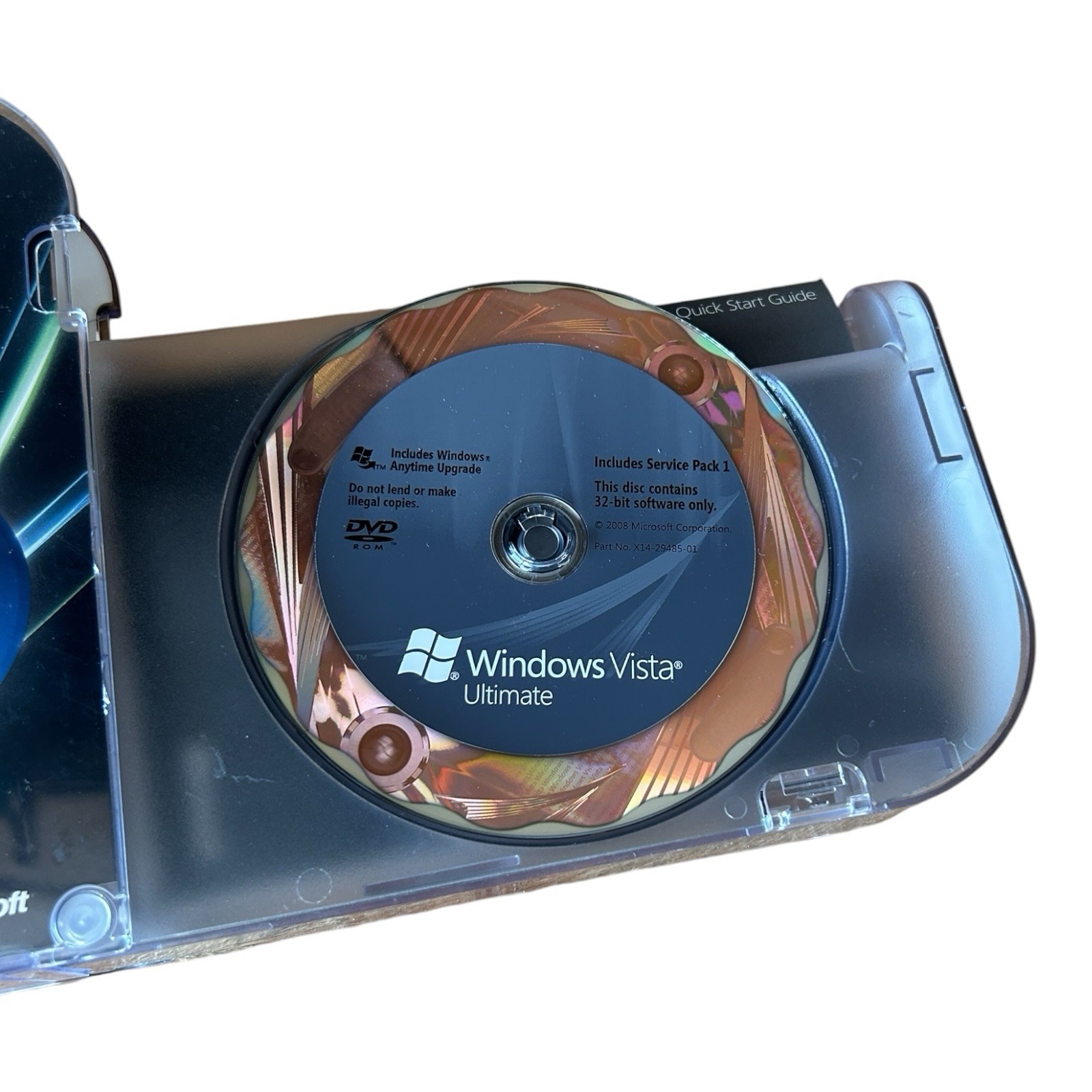 Microsoft Windows Vista Ultimate SP1 32/64-Bit Full Retail w/ Key