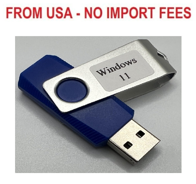 Recovery and Repair USB Drive for Windows 11, 64-bit, Install-Restore-Recover Bo