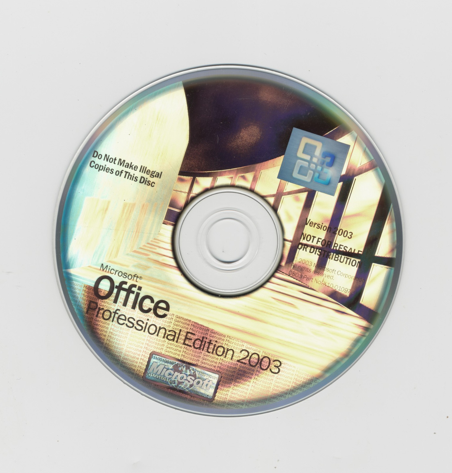 Microsoft Office Pro 2003 + MS OneNote 2003 – Early Release – 2 x CDR w/folder