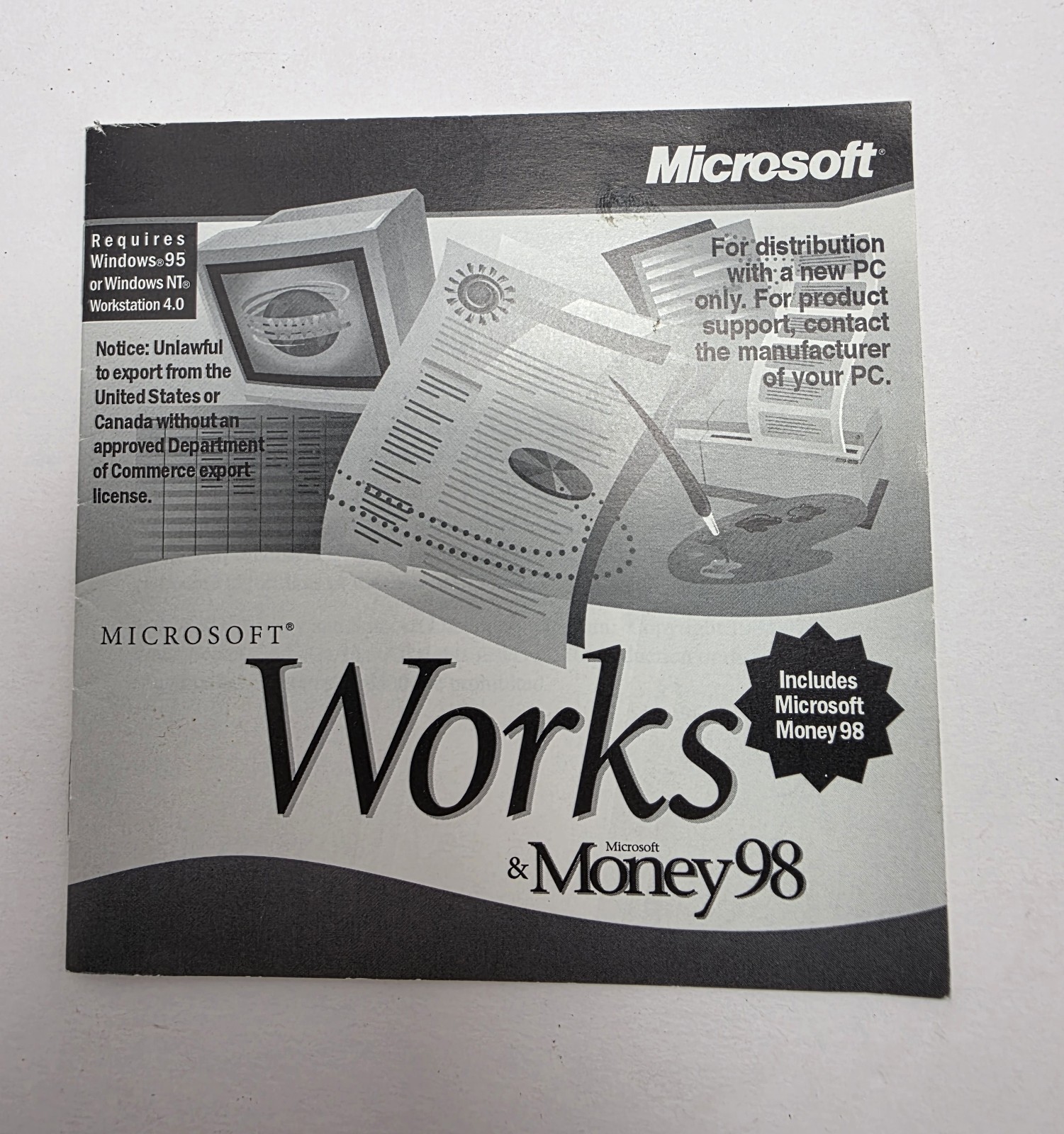 Microsoft Win 98 First Edition Windows 98 Full Operating System SEALED