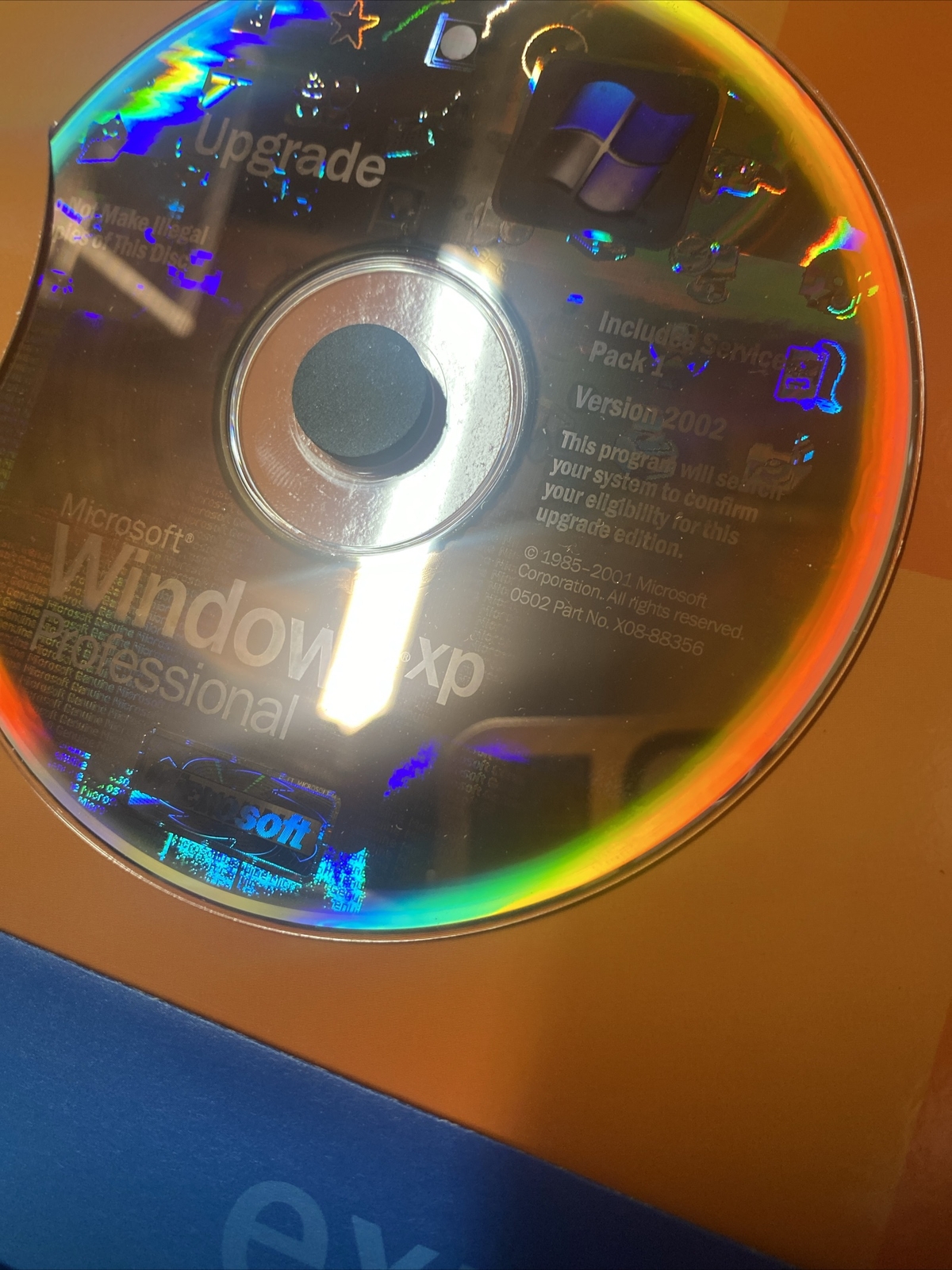 Microsoft Windows XP Professional Upgrade 2002 Service Pack 1 with Product Key