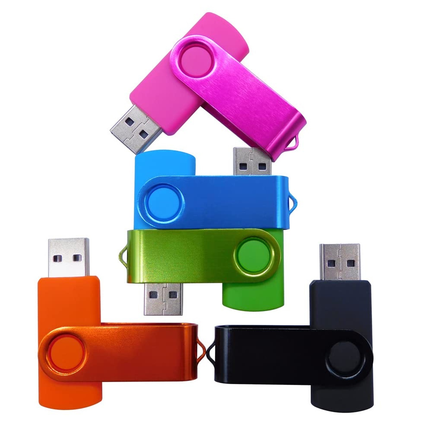 32GB USB Flash Drives Memory Sticks Thumb Drive with OTG & Type-C/USB C Adapt…