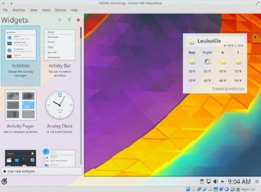 Latest New Release KDE Neon Linux OS Operating System for PC on DVD