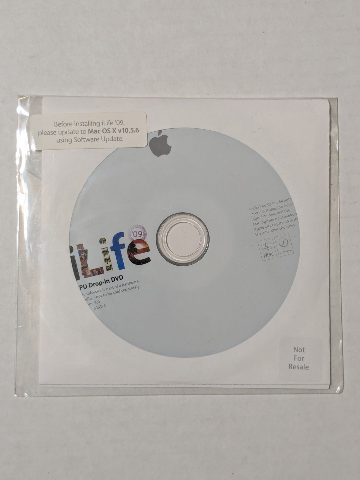 Macbook OS X Install DVD / App Install / iLife Drop in / Hardware Test Disks