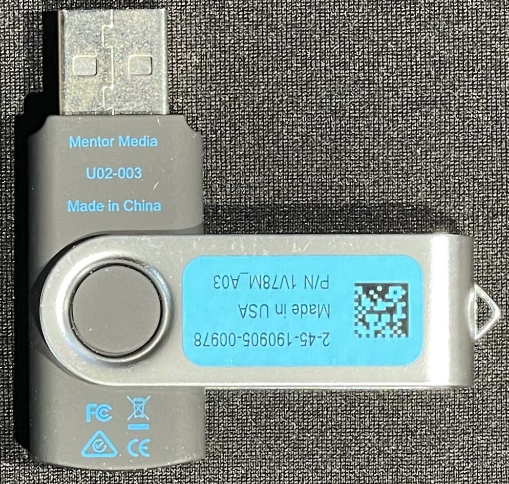 Dell / Microsoft Windows 10 – 64 Bit Recovery Thumb Drive Media / 8GB / 1V78M