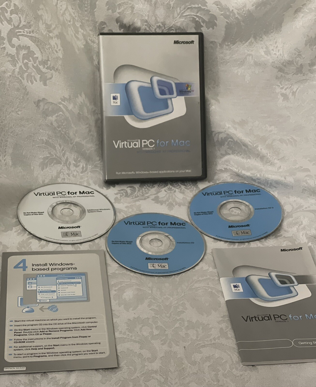 Macintosh Virtual PC Version 7 for Mac Software Install CD w/ Product Key