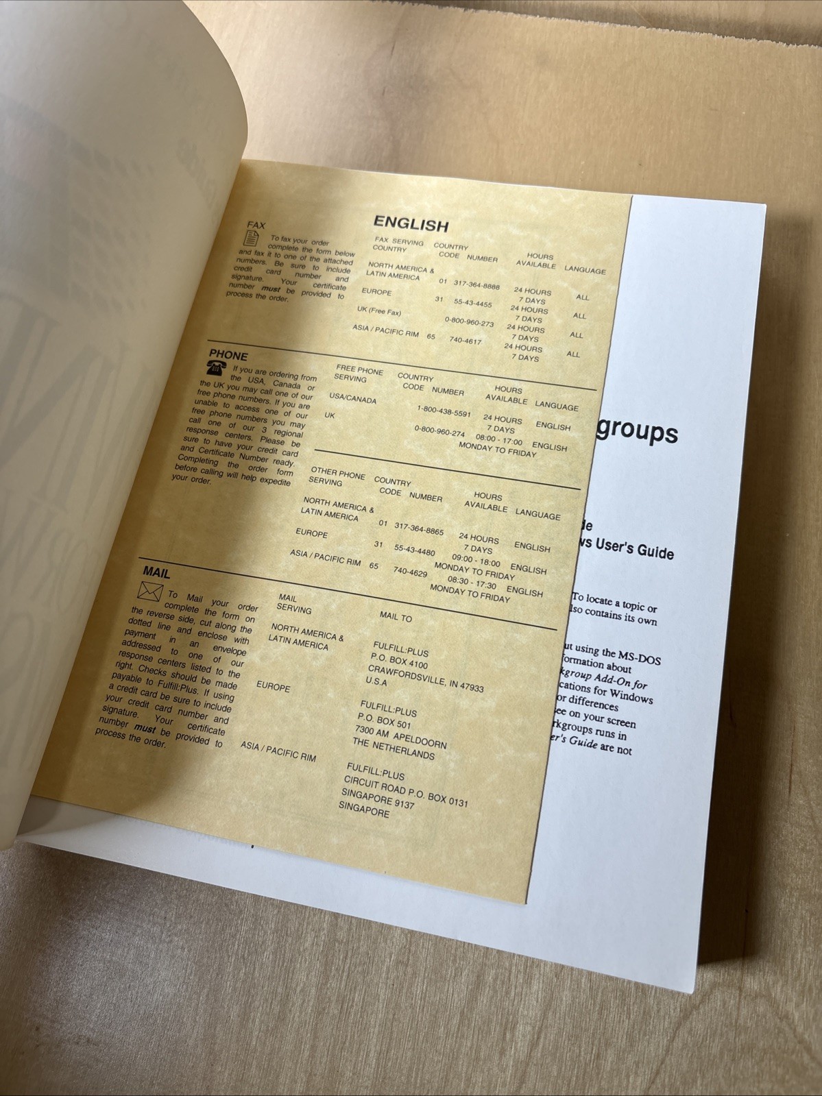 Microsoft Windows For Workgroups 3.11 & MS-DOS 6.22 Users Guide
