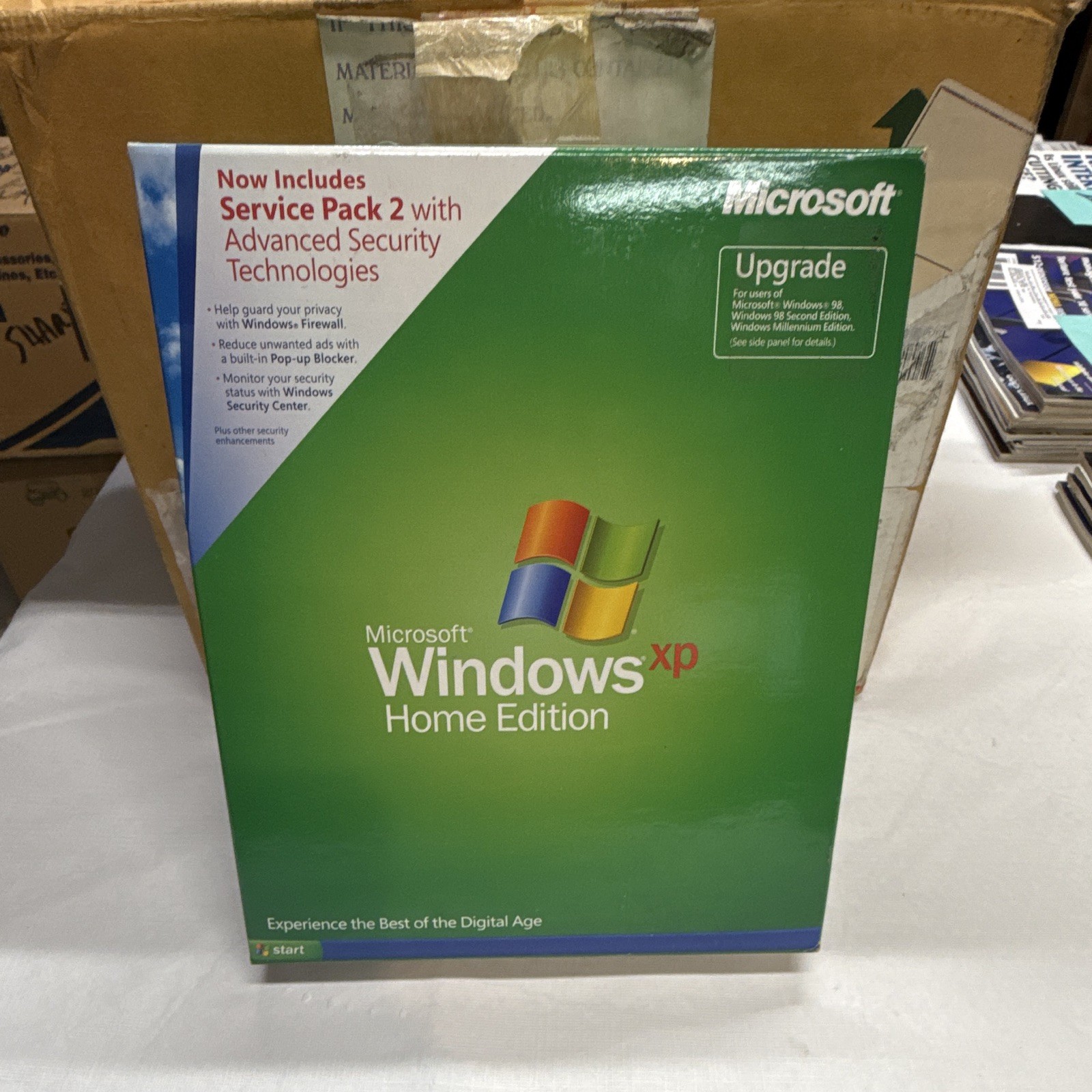 Microsoft Windows XP Home Edition Upgrade Service Pack 2 Operating System