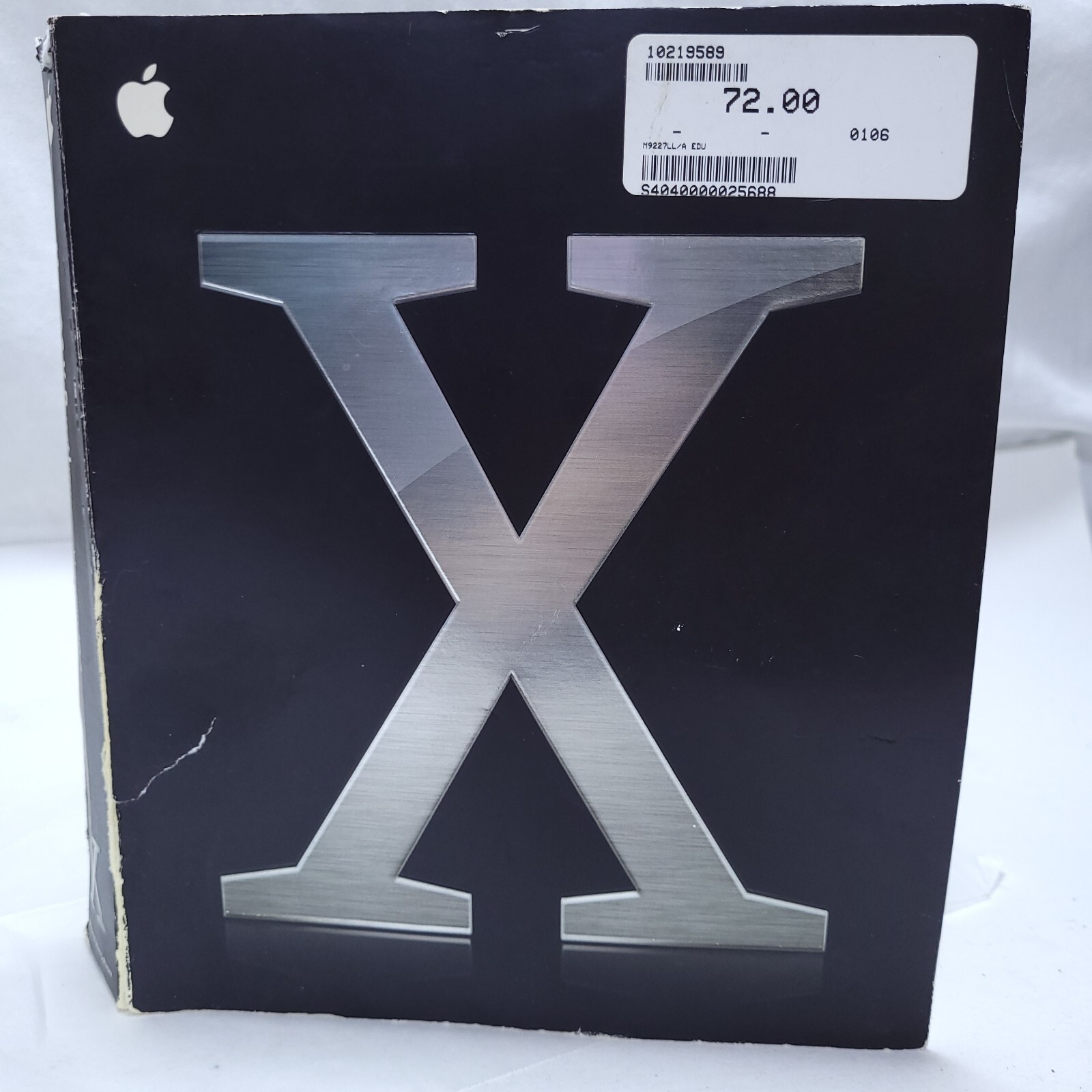 Apple Mac OS X 10.3 Panther Big Retail Box Complete 4 Discs Manuals M9227LL/A