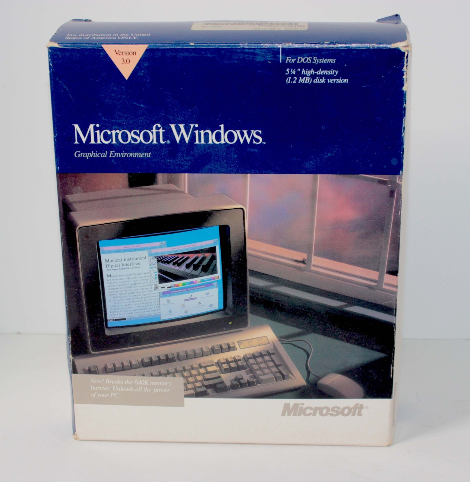 Microsoft Windows 3.0 with 5.25″ Version Floppy Disk