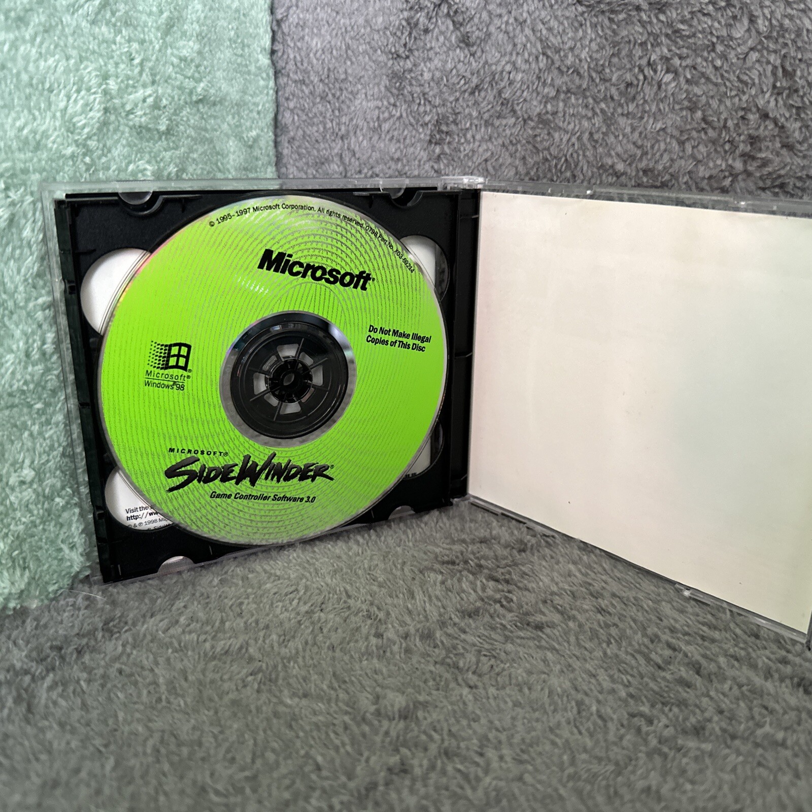 Side Winder Force Feedback Getting Started Microsoft Cd Two Games Included