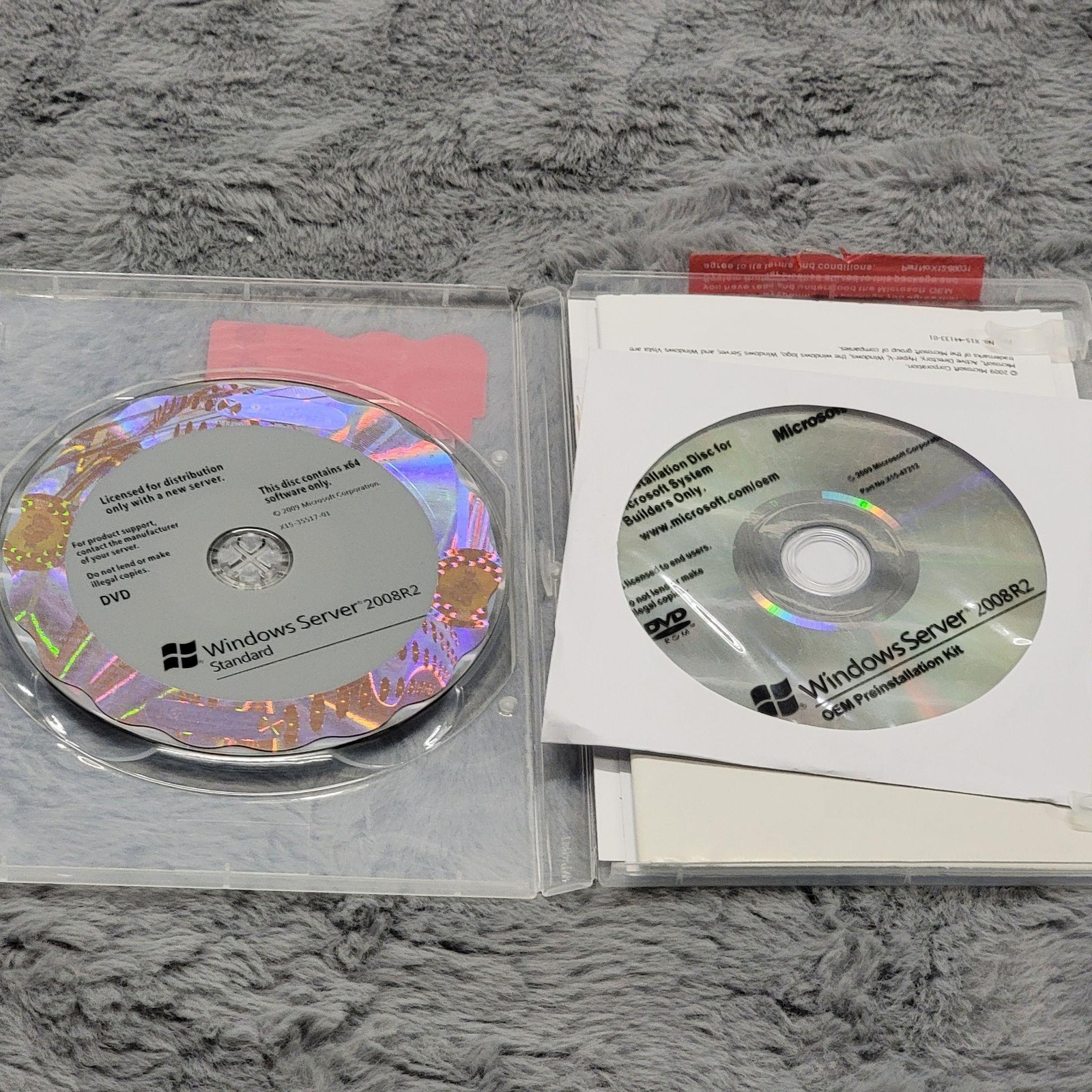 Microsoft Windows Server 2008 R2 Standard X64 DVD OEM System Builder X13-48337
