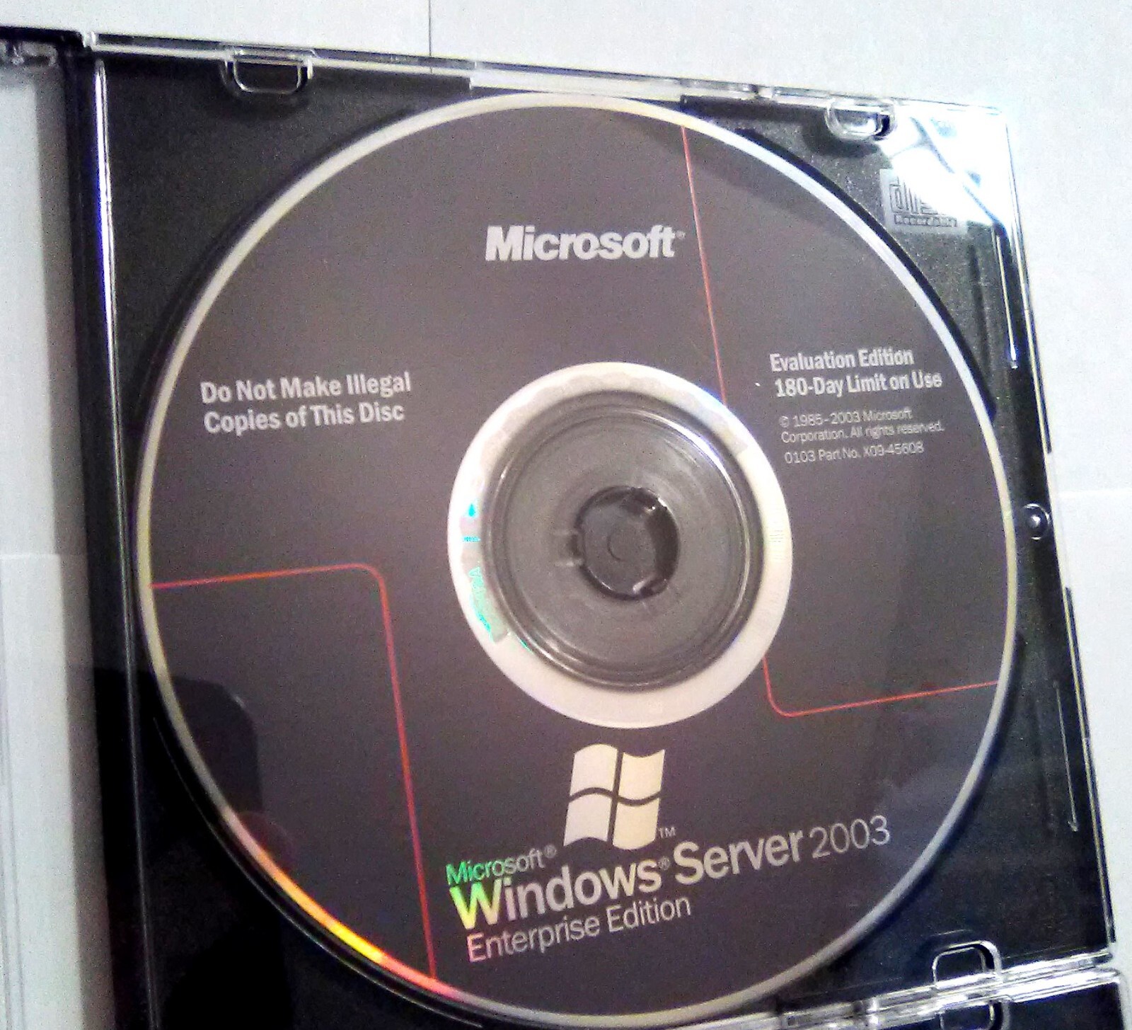 Microsoft Windows Server 2003 Enterprise Edition Student CD