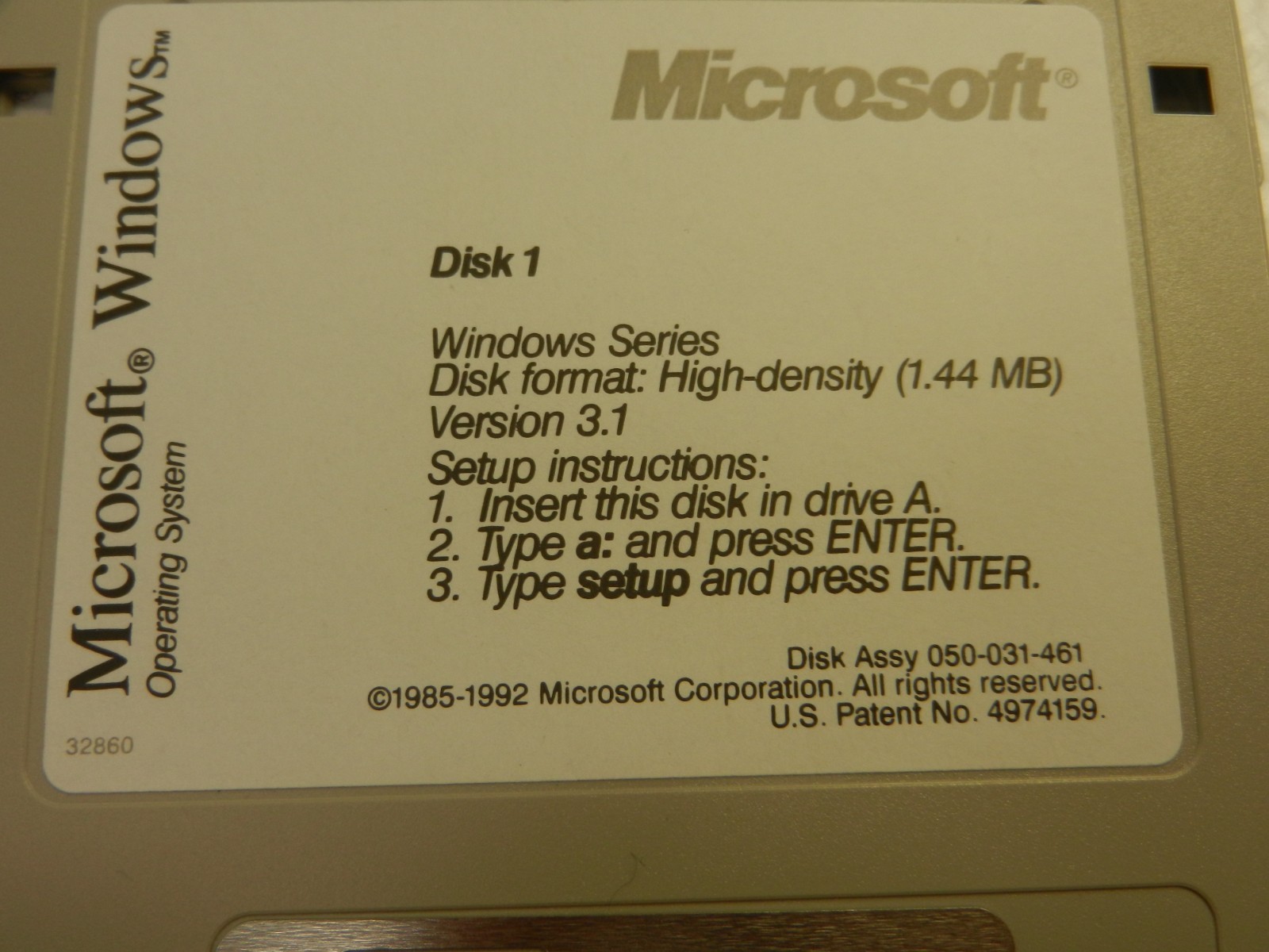 Microsoft Windows 3.1 Operating System 3.5″ Floppy Disks 6 Floppies