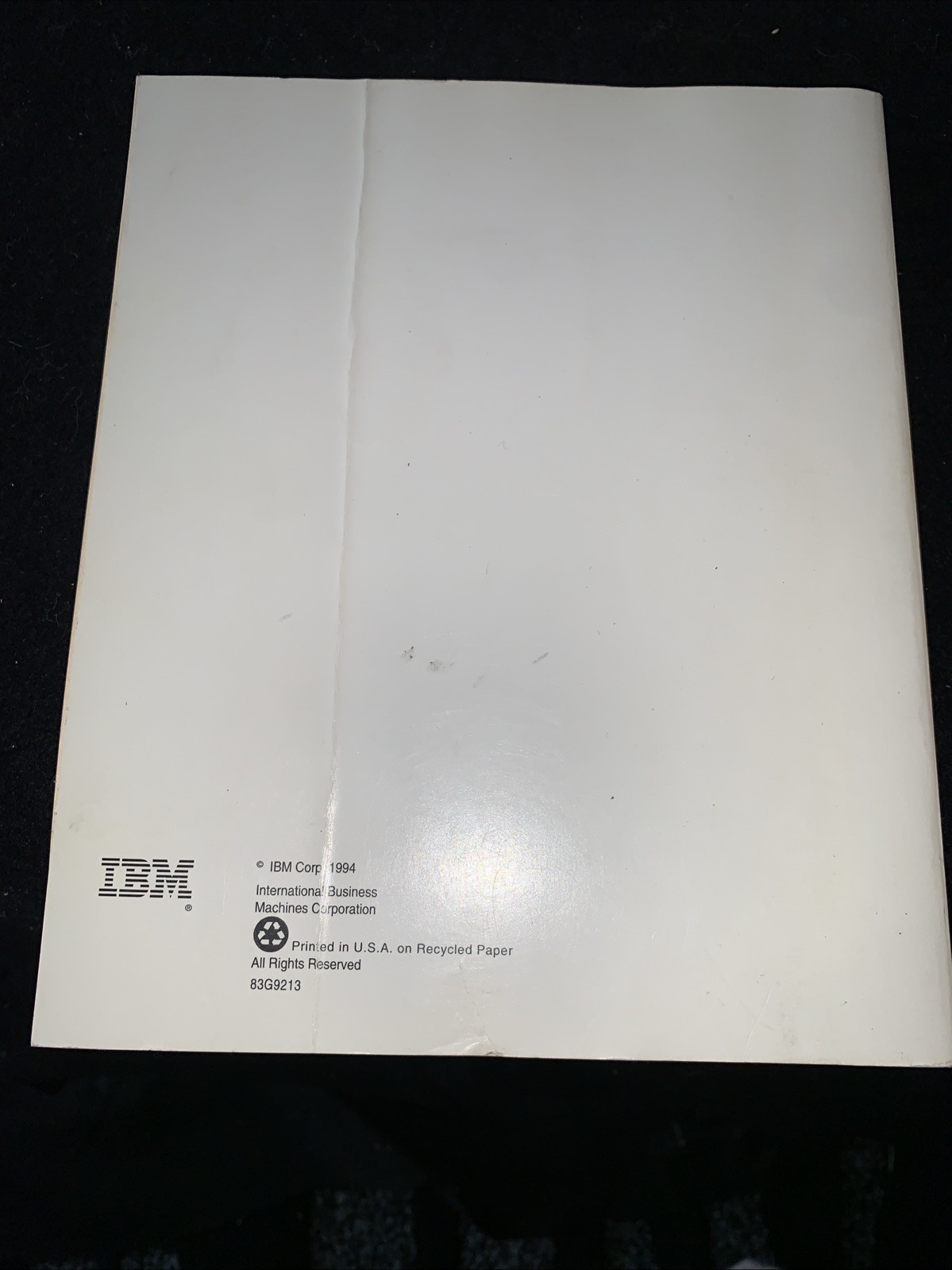 Vintage IBM PC DOS 6.1 users guide manual