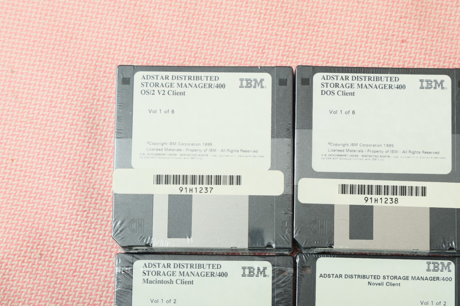 IBM ADSM/400 Adstar Distributed Storage Management / 400 Client DOS Mac Windows