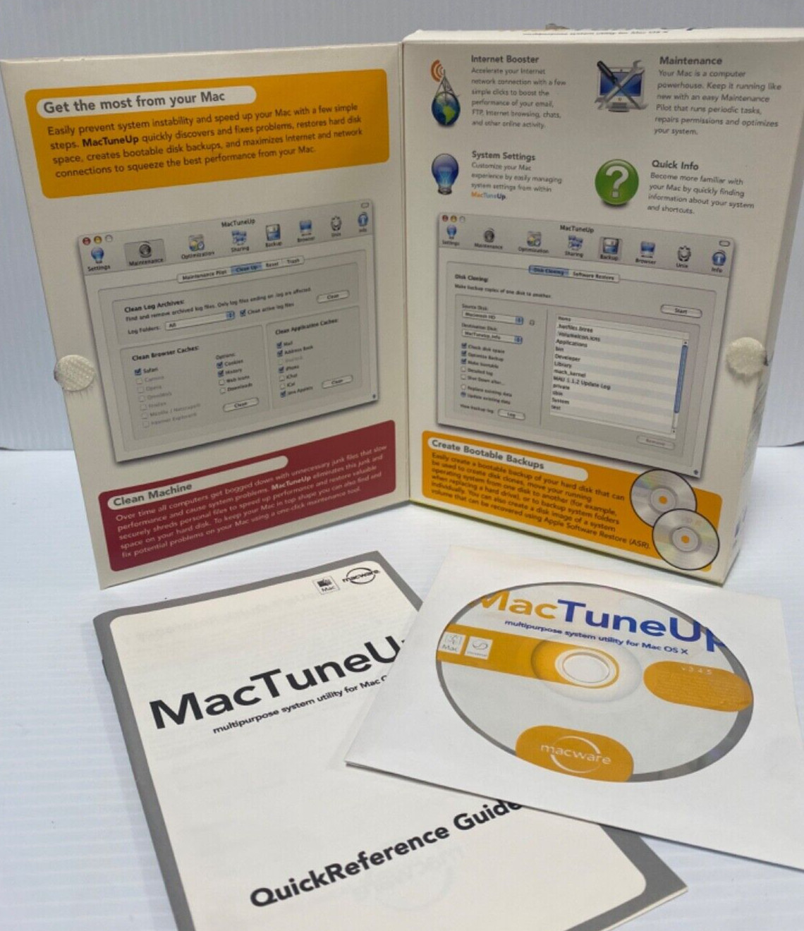 Lot of 3 MAC OS X Training Books + MAC TUNEUP (FC211-2Q877