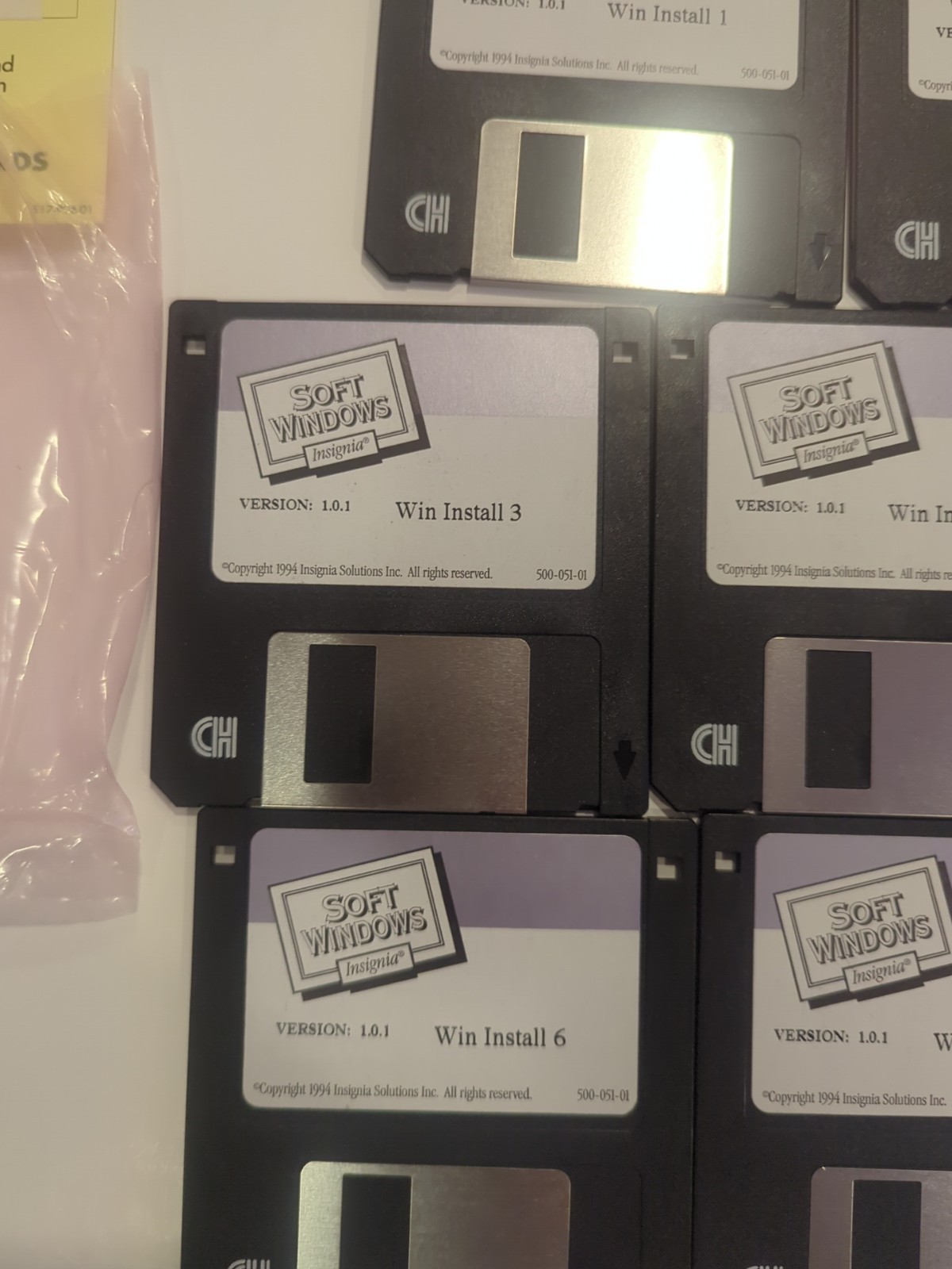 Soft Windows Insignia Version 1.0.1 For Macintosh W/ Password Disks 1-7 And Tut