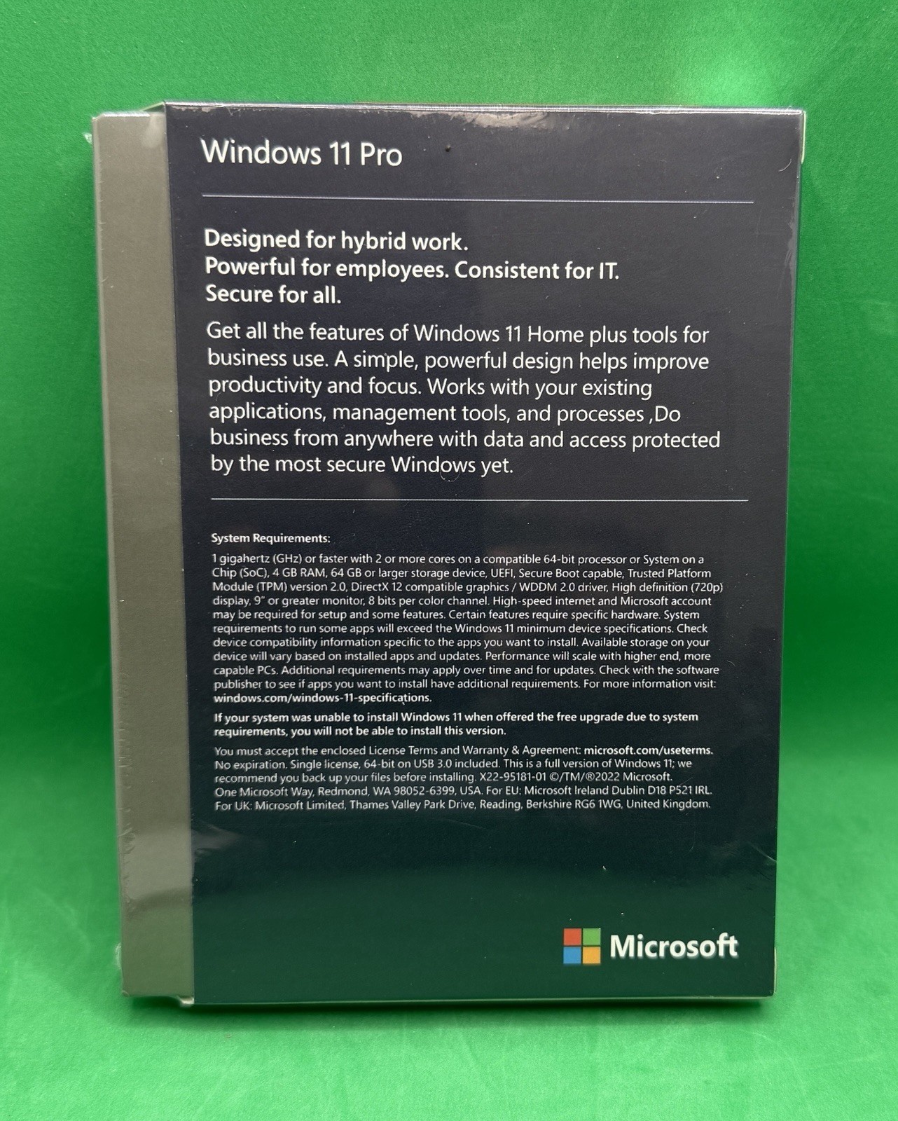 Microsoft Windows 11 Professional 64-Bit – USB Drive – New Sealed Retail Package