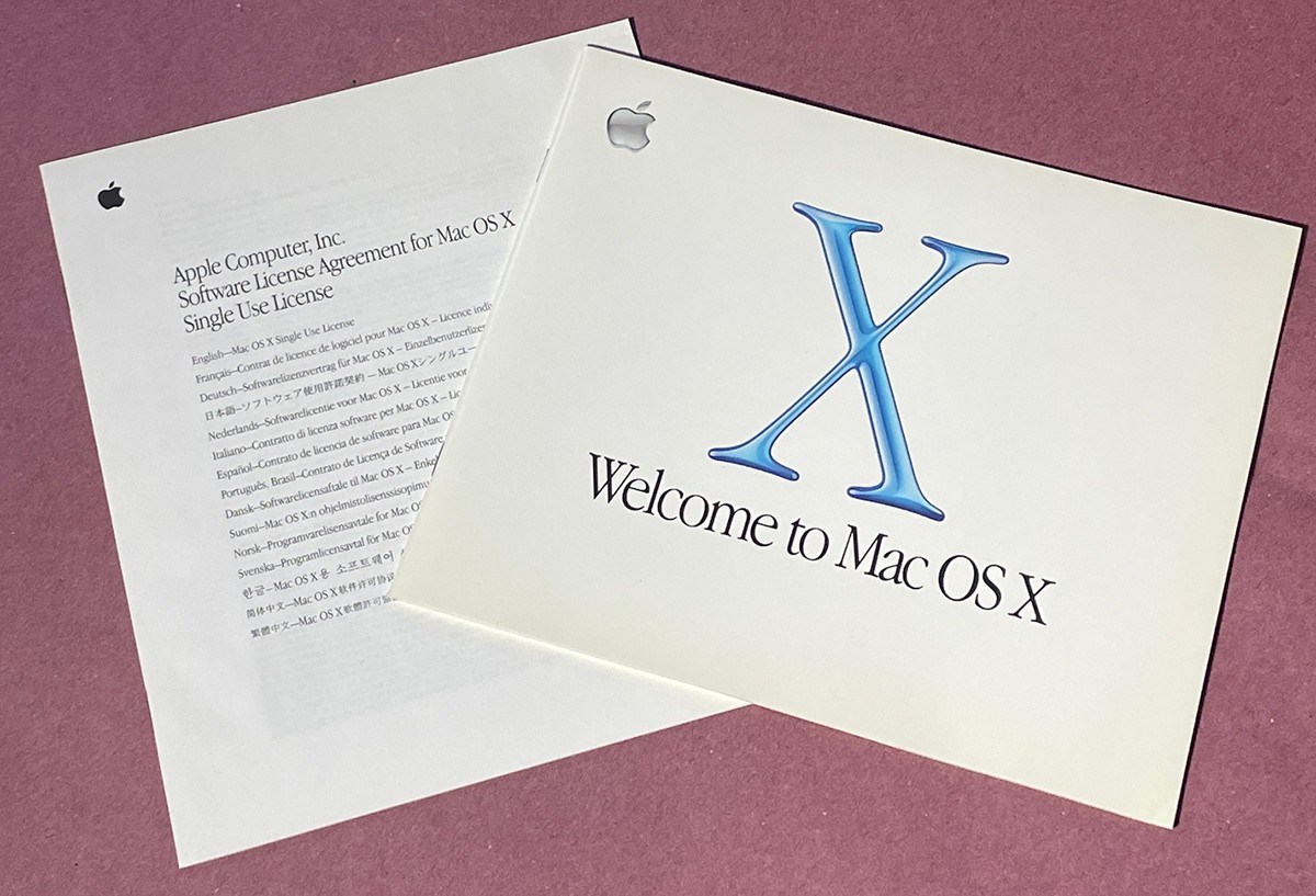 Apple Mac OS X Version 10.1 Upgrade CD