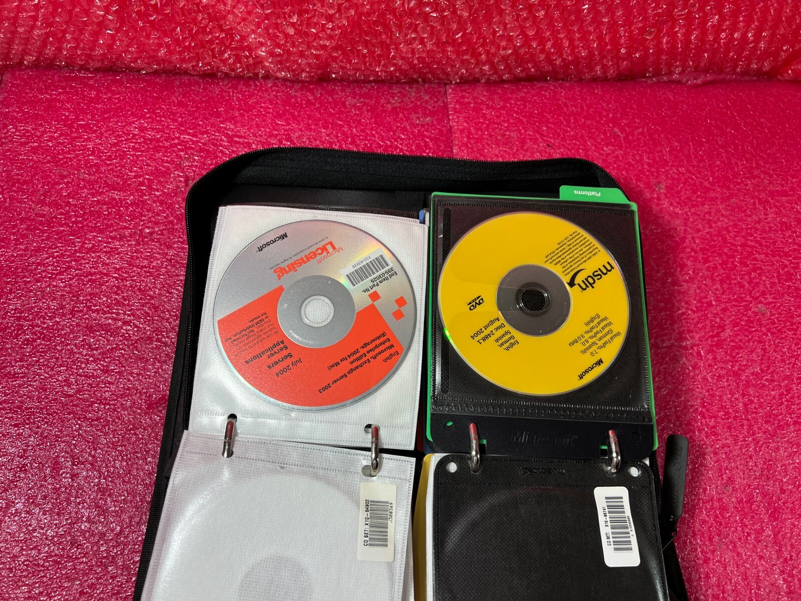 LOT Disks Server License Microsoft / APPLICATIONS 2004 2007 MIX AS-IS USED / NEW