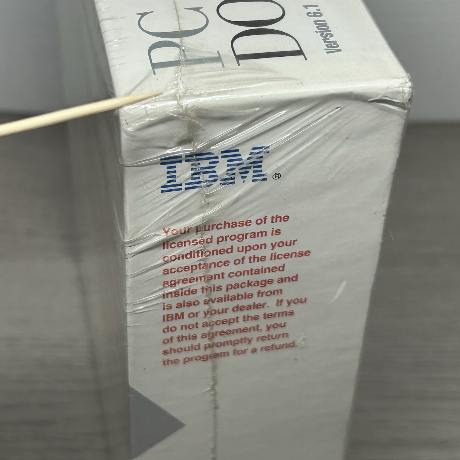 IBM PC DOS Version 6.1 3.5″ Disks 1993 Base Edition 71G4177 Big Box | New Sealed