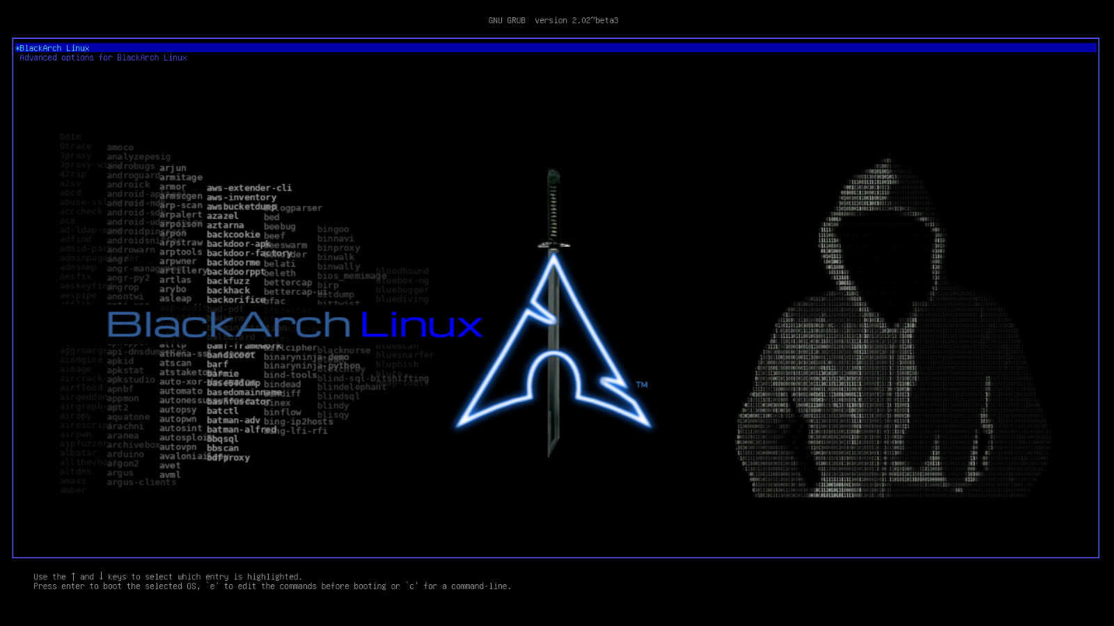 BlackArch Linux 2023.04.01 Bootable Live 32 Gb USB 3.2 Penetration Testing 64 Bt