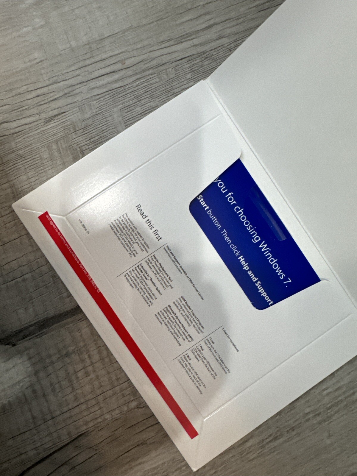 Brand New – Microsoft Windows 7 HMPREM SP1 X32 English DVD OEI