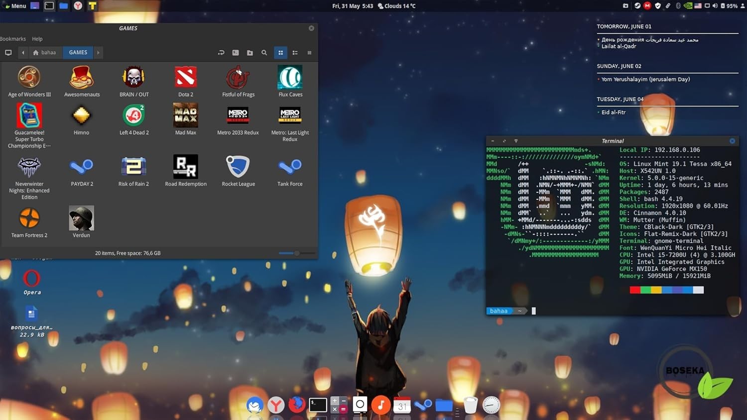 Linux Mint 22.1 Xia Cinnamon 6.8 ~ 64-bit Linux / Bootable / Live / Repair 32Gb