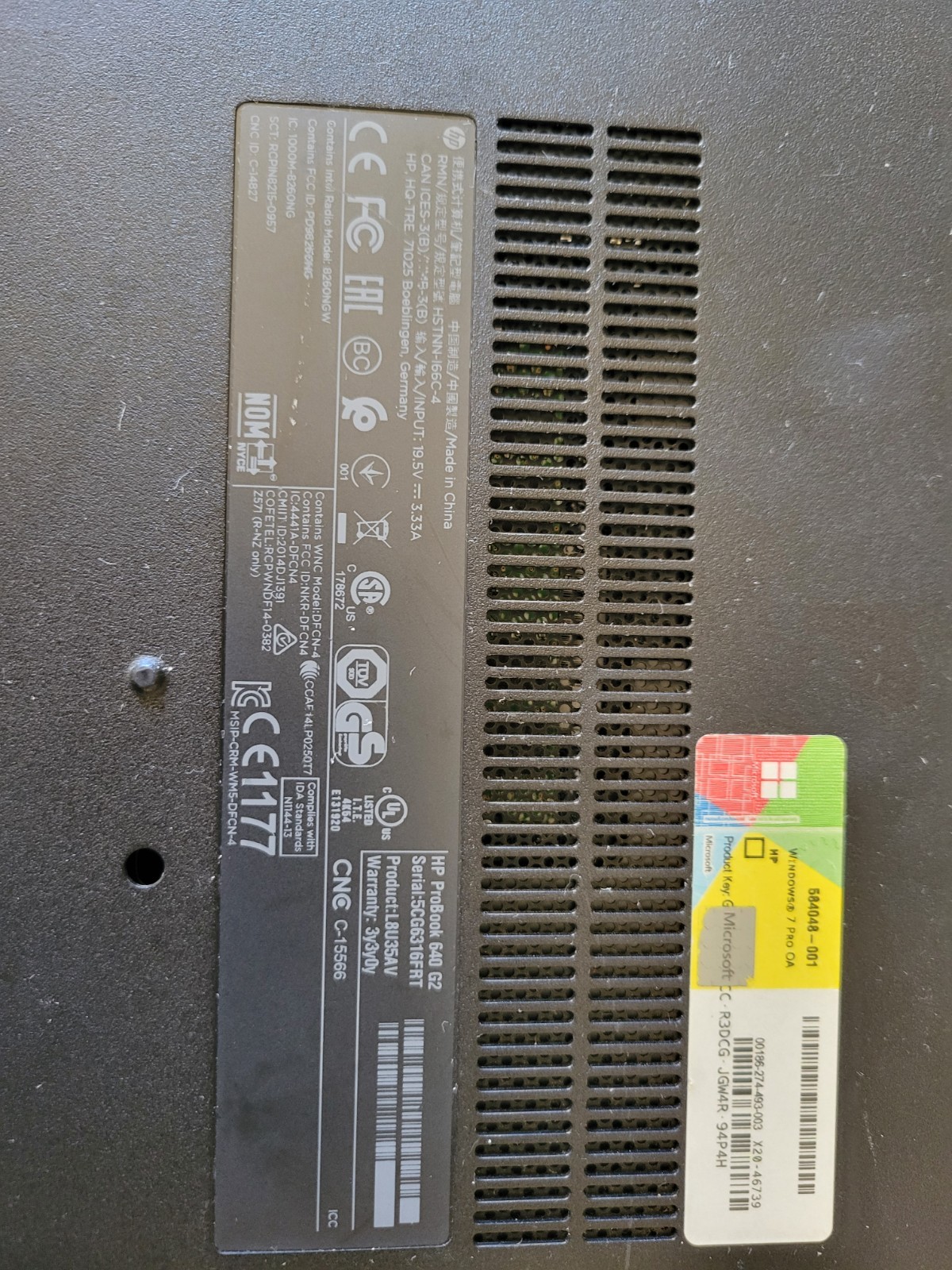 ASUS M6B00N Windows 7 32bit with Parallel Printer port for legacy 32bit software